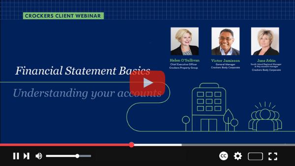 Body Corporate Client Webinar Series | Crockers