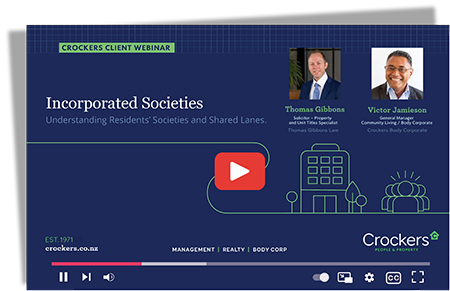 Incorporated Societies Basics Webinar