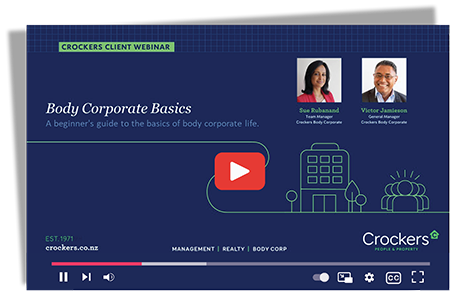 Body Corporate Basics Webinar
