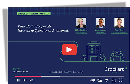Body Corporate Insurance Webinar